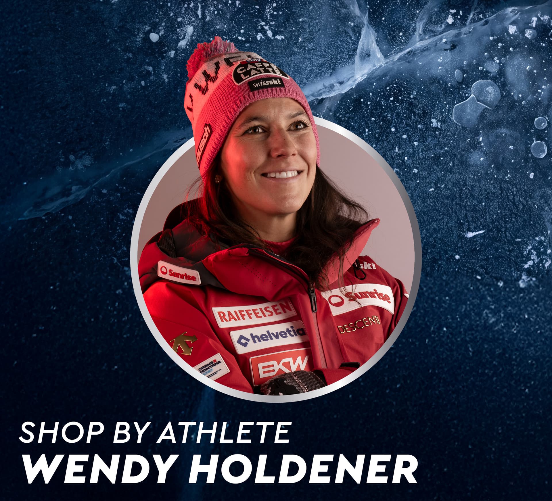 Wendy Holdener: Mit Herz dabei.