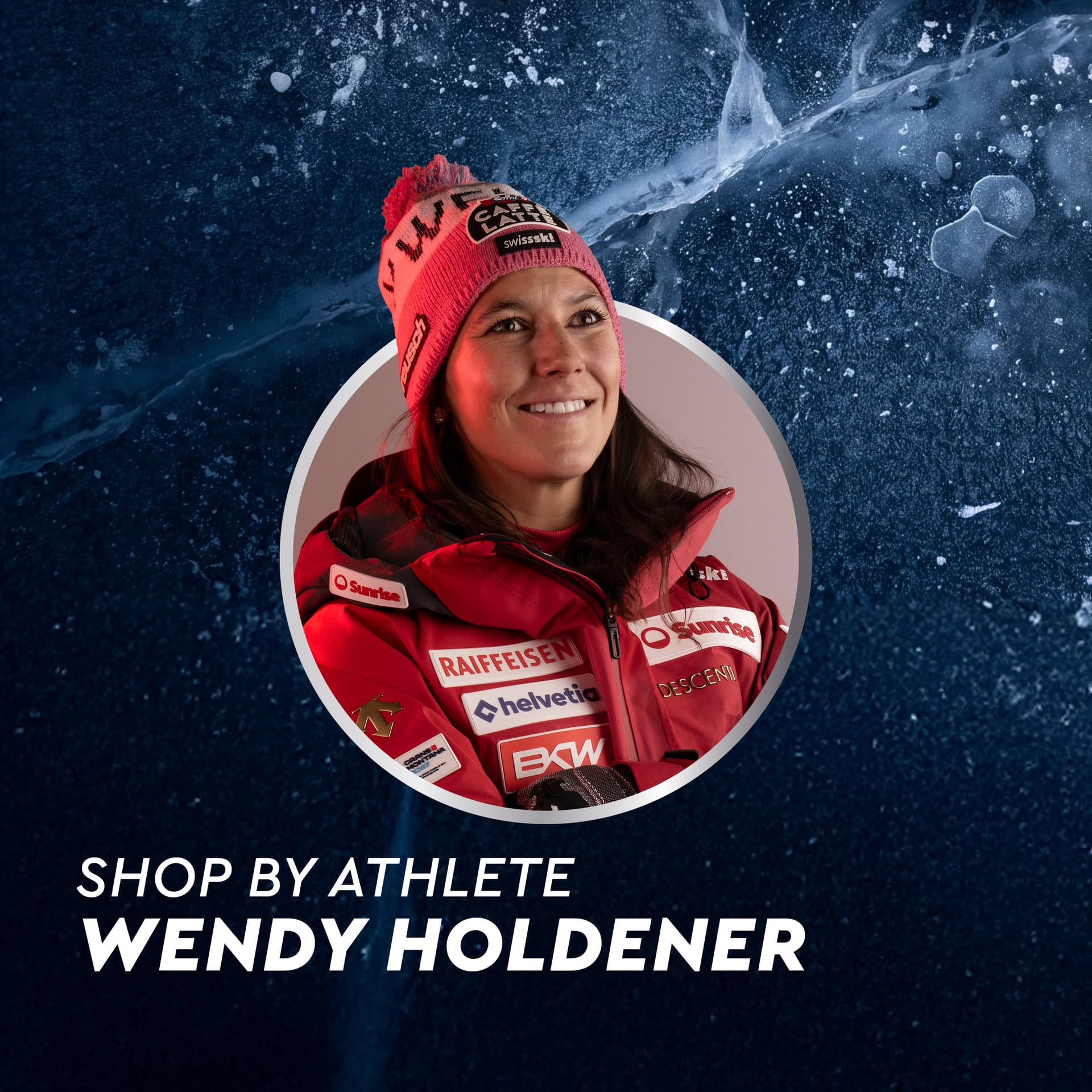 Wendy Holdener: Mit Herz dabei.